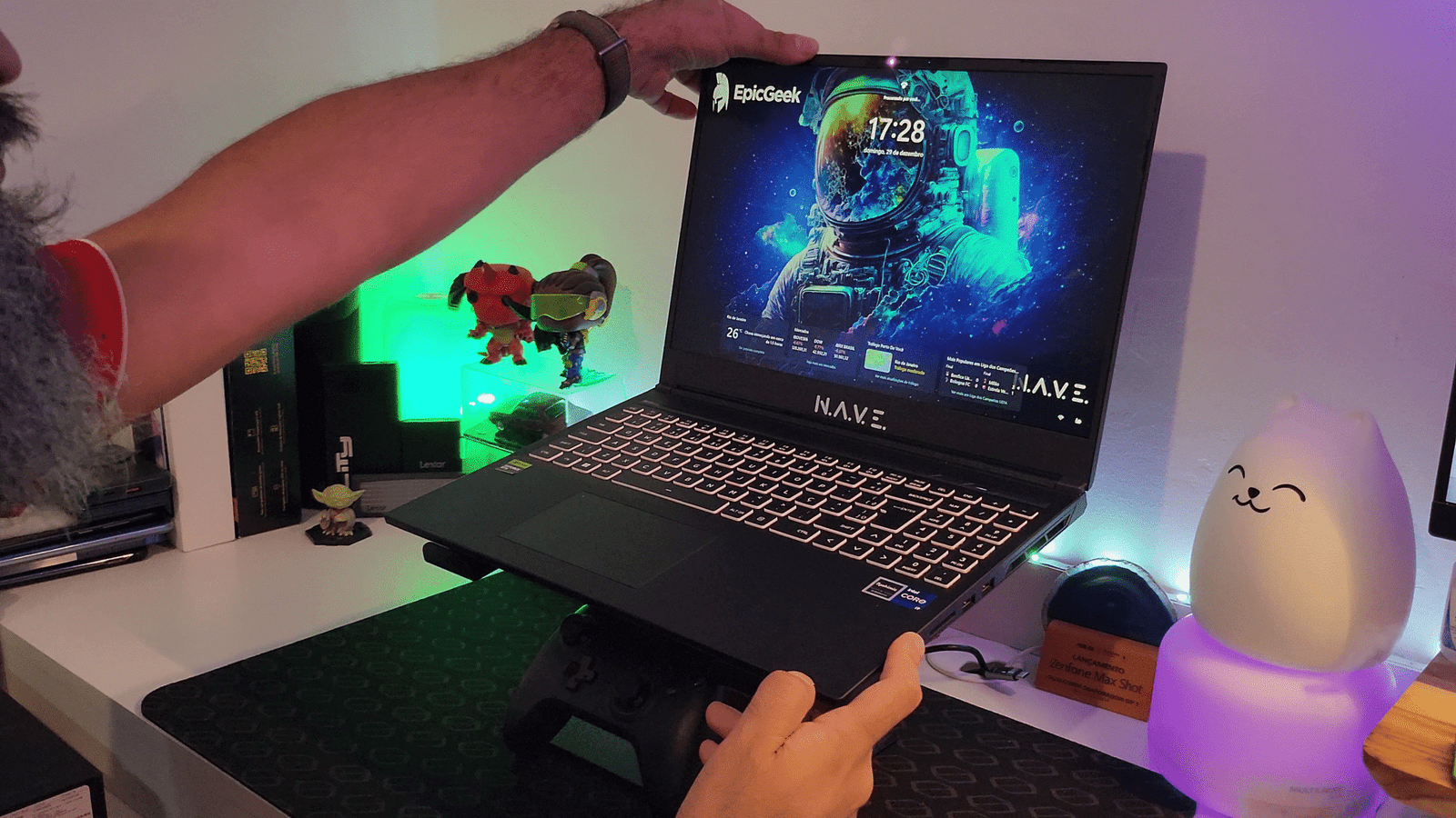NAVE Gamer Supernova GM6IX7X - IR para login no Windows Hello