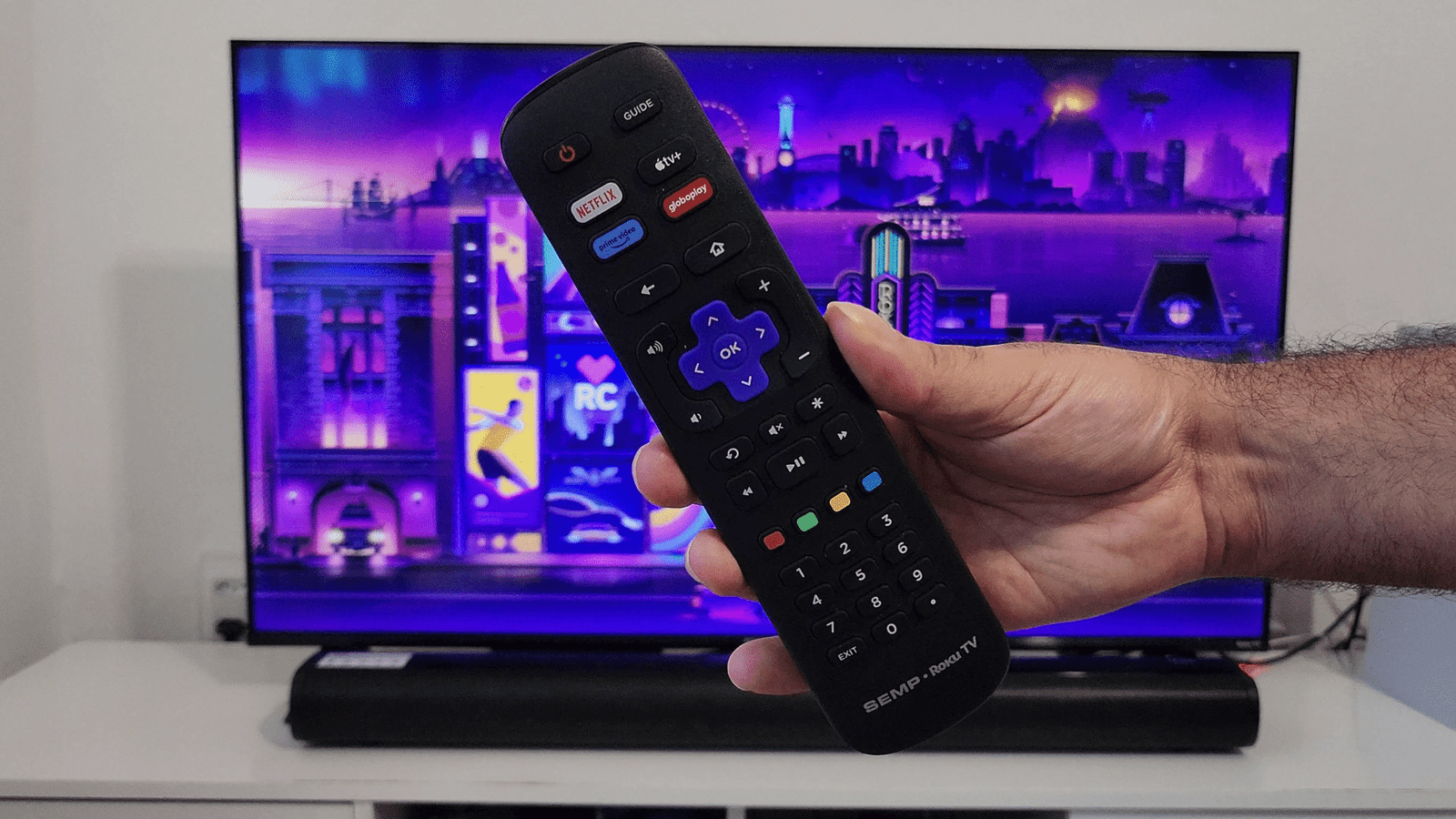 Controle remoto - SEMP ROKU R6610