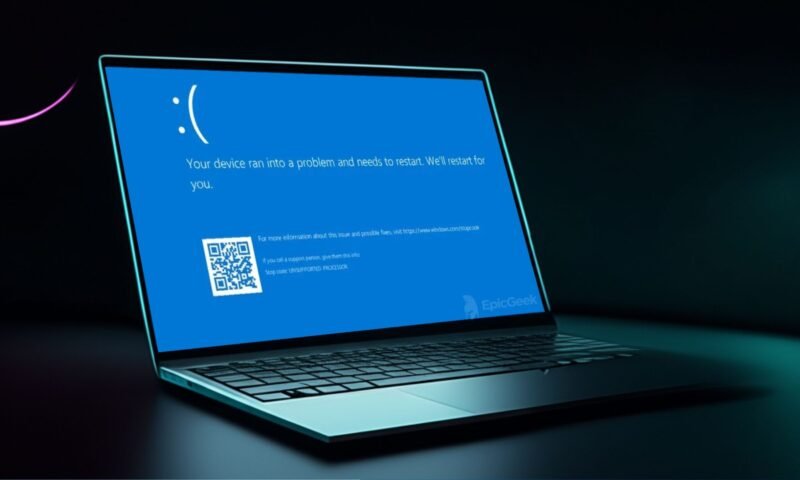 Windows Tela Azul da Morte BSOD