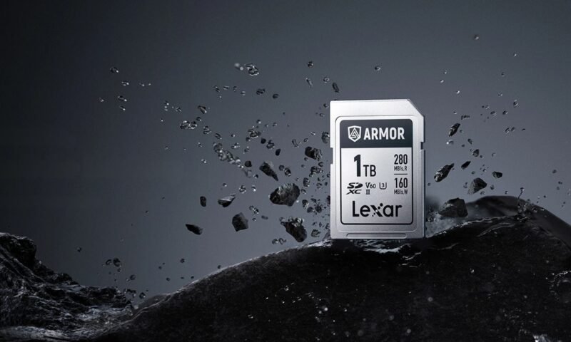 Lexar Armor Silver Pro é anunciado com corpo de aço inoxidável e IP68