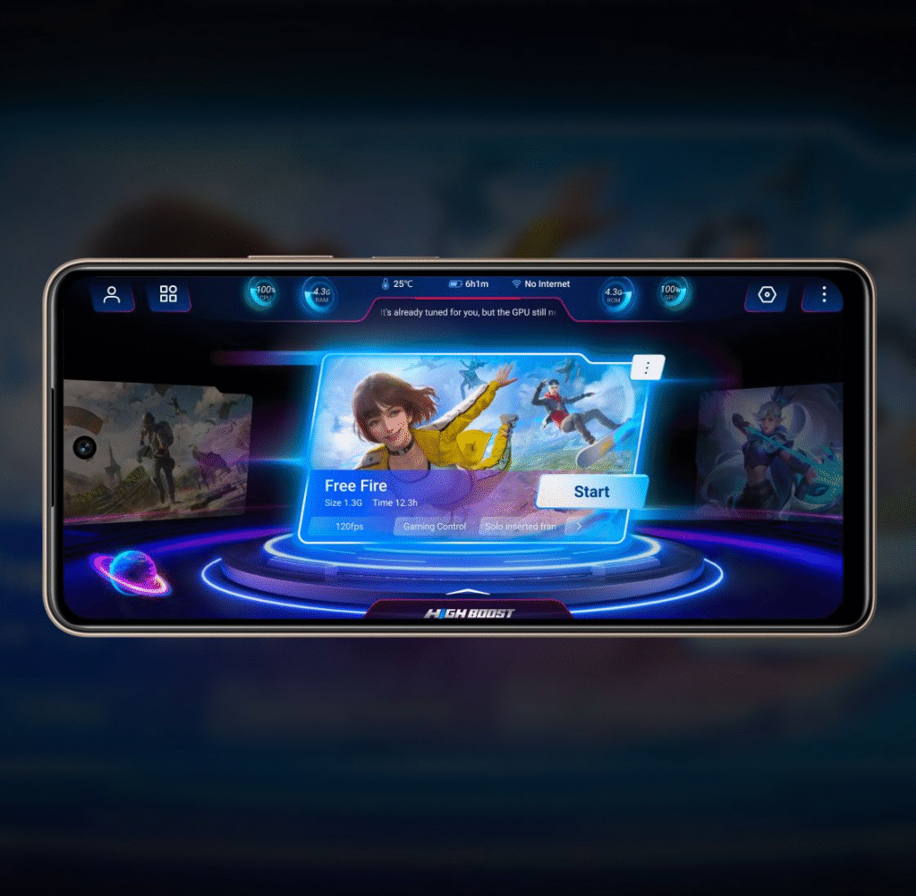 TECNO POVA 7 4G Game Space