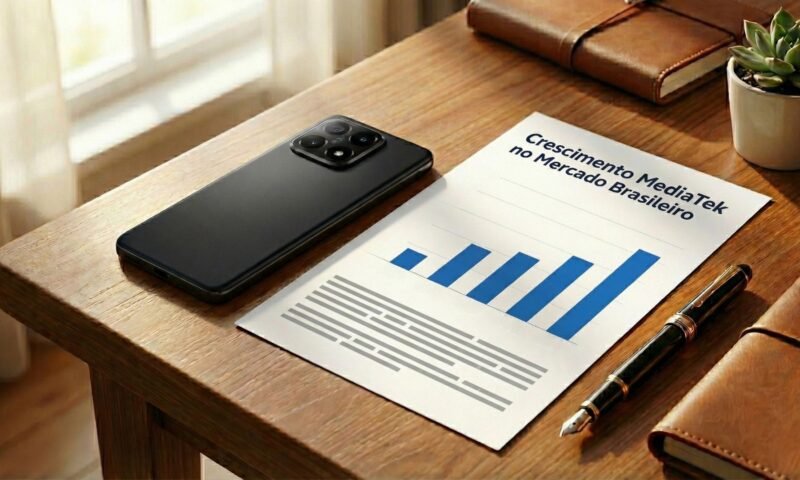 MediaTek alcança 49,2% do mercado de processadores no Brasil em 2025