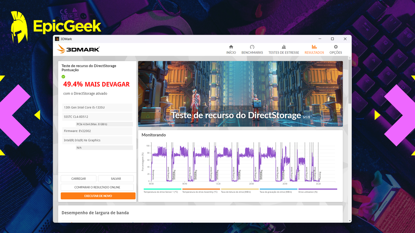 Samsung Galaxy Book4 - 3DMark Benchmark DirectStorage