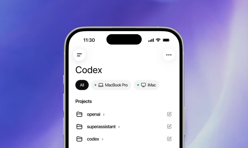 OpenAI Codex Android iOS app