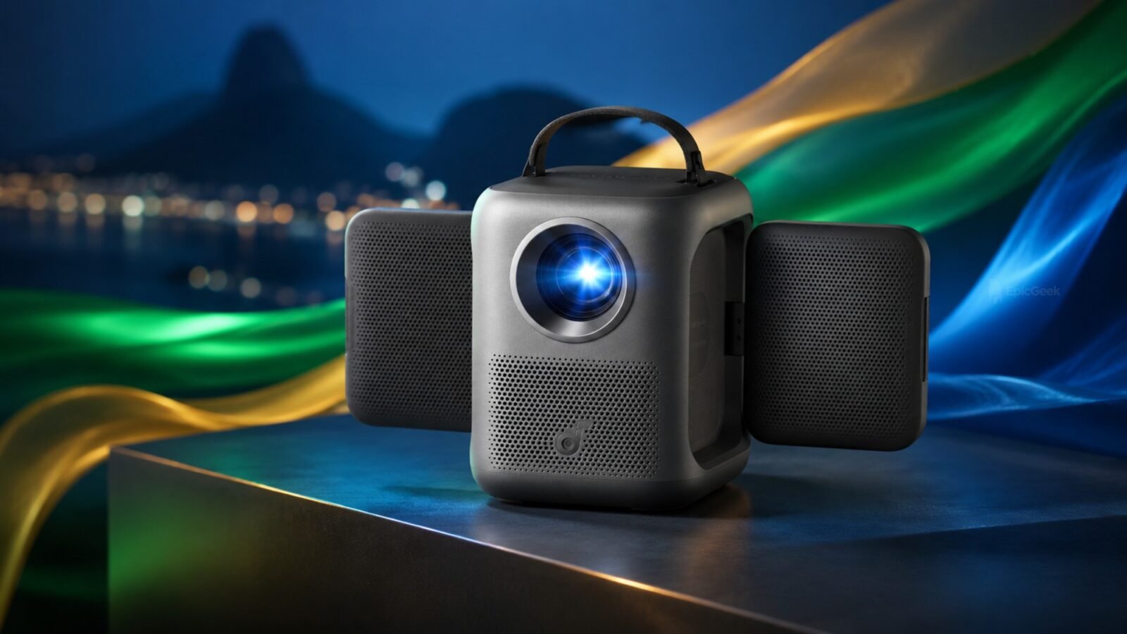 Projetor Anker P1i chega ao Brasil com Google TV, Full HD e som Dolby ajustável