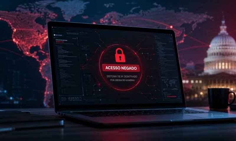 Bloqueio IA governo ordem governo EUA notebook EpicGeek Anthropic