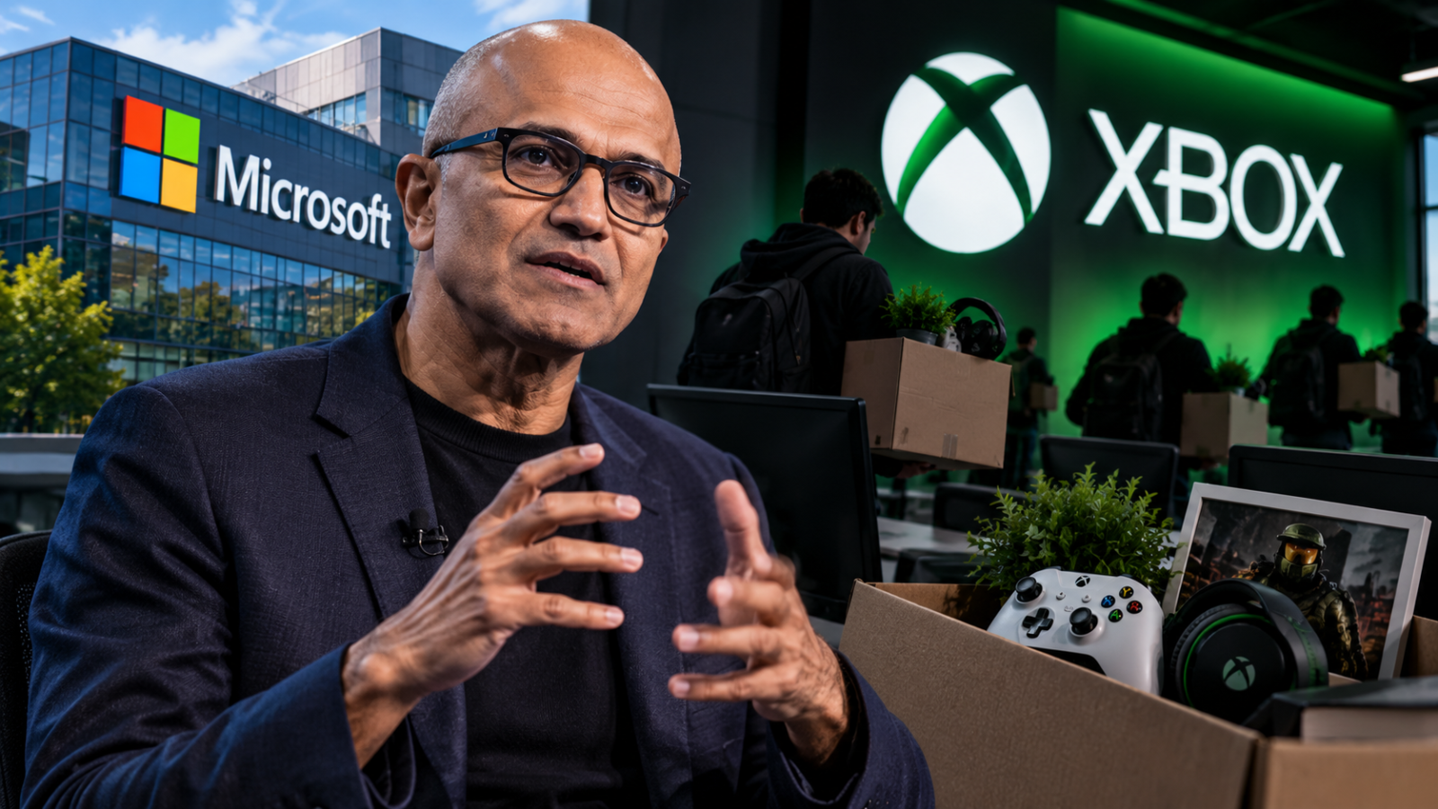 CEO da Microsoft diz que enxugamento no Xbox é “ótimo de ver”