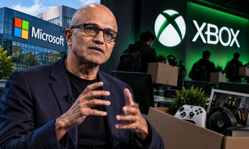 CEO da Microsoft diz que enxugamento no Xbox é “ótimo de ver”