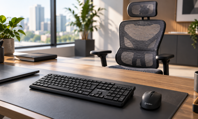 Husky entra no mercado corporativo com mouses, teclados, headsets e cadeira office