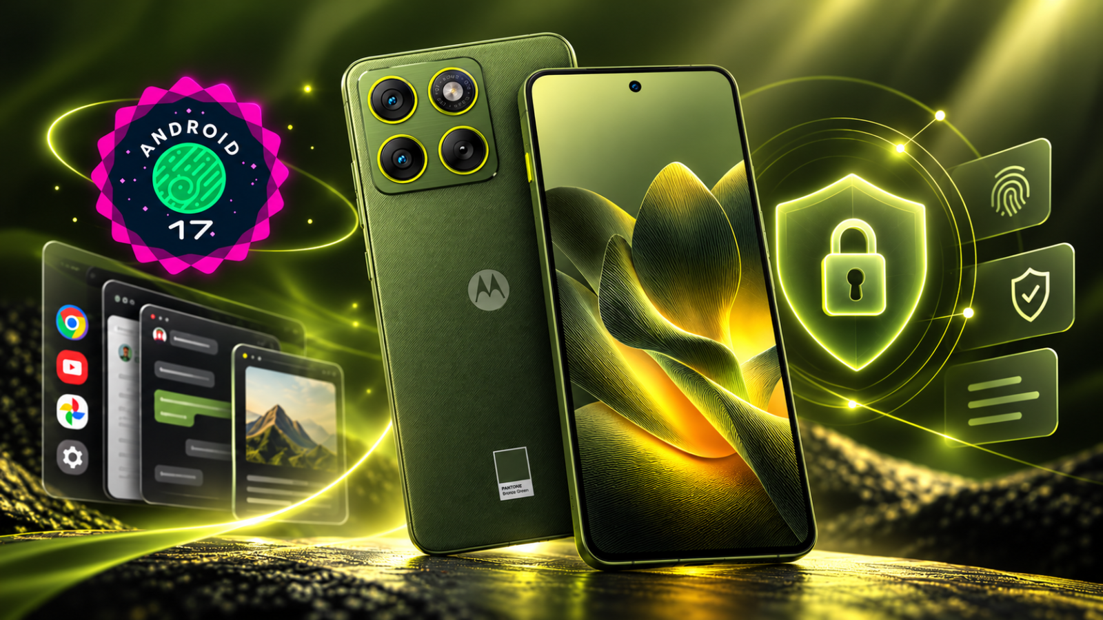 Motorola libera Android 17 para Edge 70 no Brasil com melhorias em multitarefa e segurança