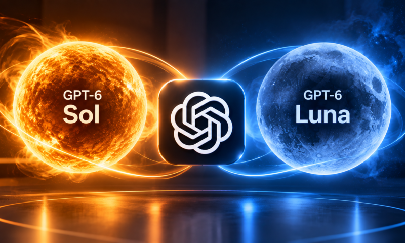 OpenAI lança GPT-6 Sol e Luna com API mais barata e foco em eficiência