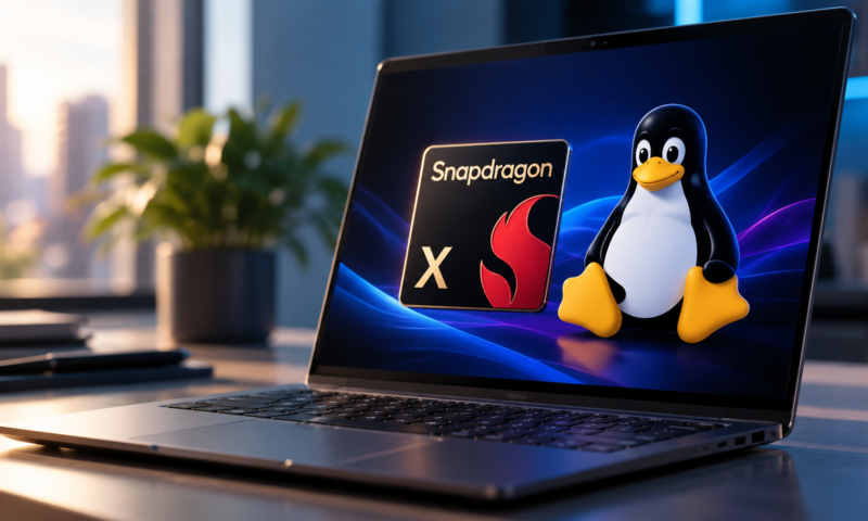 Qualcomm prepara suporte oficial a Linux para PCs com Snapdragon X