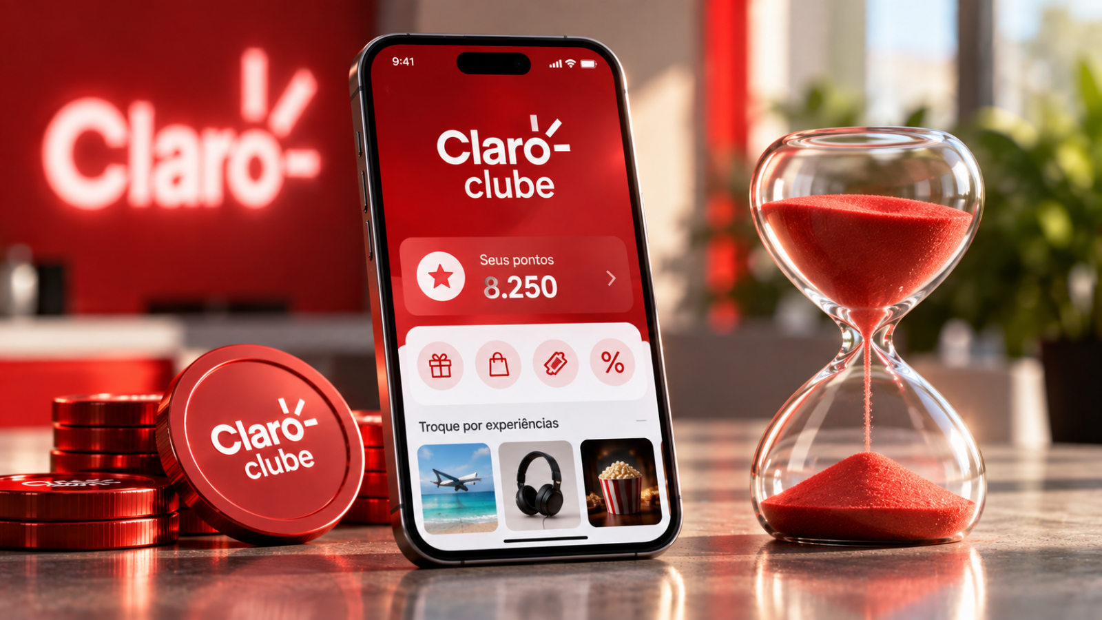 Tem pontos no Claro clube. Acúmulo termina em setembro e saldo vence em dezembro