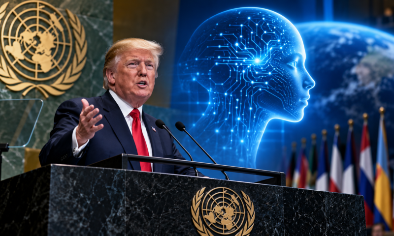 Trump muda nome da IA para superinteligência em discurso na ONU