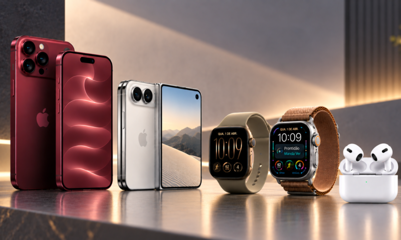 Apple apresenta iPhone dobrável, novos Pro, AirPods e Watch; veja tudo