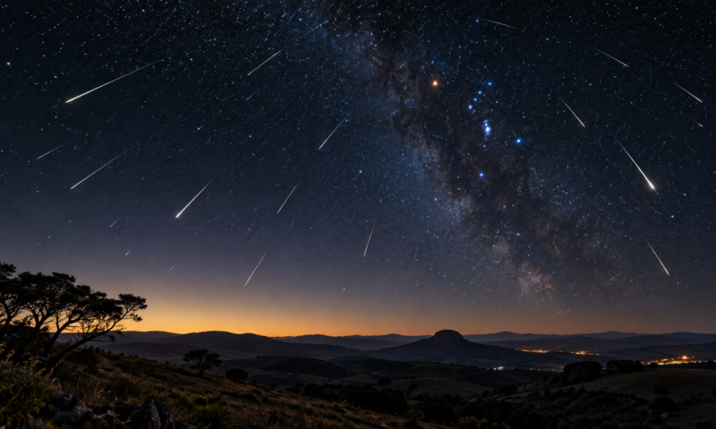 Chuva de meteoros Orionidas terá pico em outubro; veja como observar no Brasil