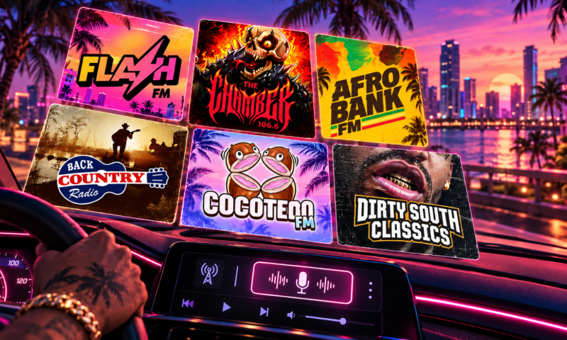 GTA 6 revela seis estações de rádio e terá podcasts pela primeira vez