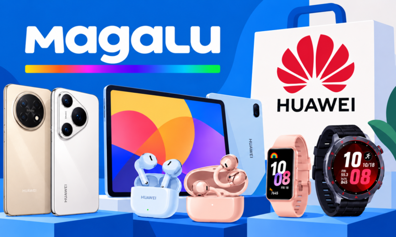 Huawei entra no Pay Day do Magalu com descontos em celulares, relógios e fones