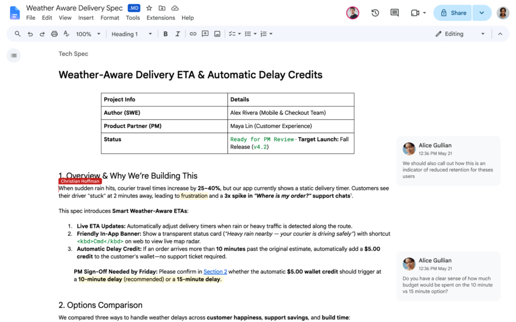 Google Drive Markdown