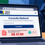 Site falso que imita TSE usa dados reais e cobra Pix de R$ 47,90